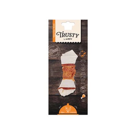 Trusty Extra Tavuklu Düğümlü Kemik Köpek Ödülü 55 Gr 12,7 Cm