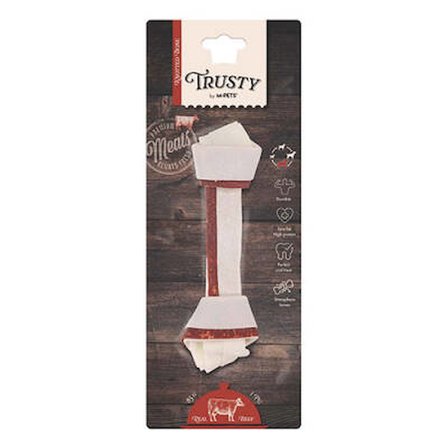 Trusty Sığır Etli Düğümlü Kemik Köpek Ödülü 85 Gr 20,3 Cm