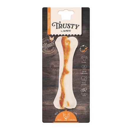 Trusty Tavuklu Presli Kemik Köpek Ödülü 85 Gr 15,3 Cm