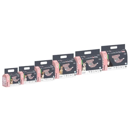 M-PETS CARBONLU DIAPERS DİŞİ KÖPEKLER İÇİN KÜLOT (L)