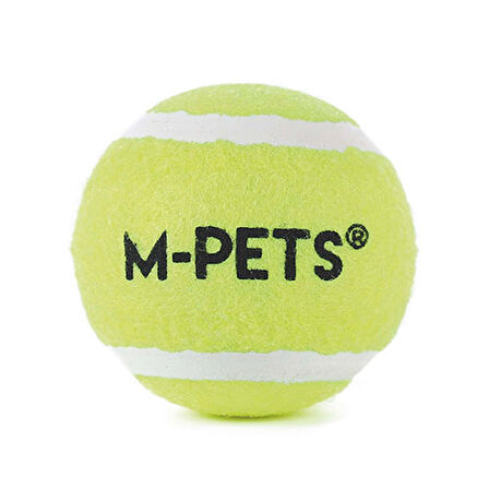M-Pets Hop Tenis Topu Köpek Oyuncağı Sarı 3'lü 5 Cm 