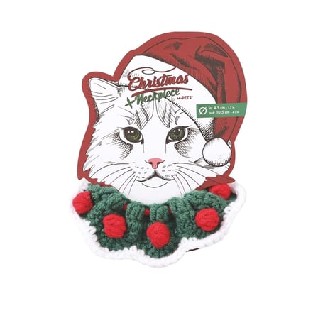 M-Pets Chrıstmas Kedi Kolyesi Green