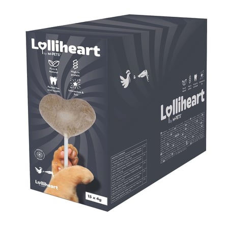 M-PETS LOLLİHEART MÜREKKEP BALIKLI KEDİ ÖDÜLÜ 4GR 15Lİ