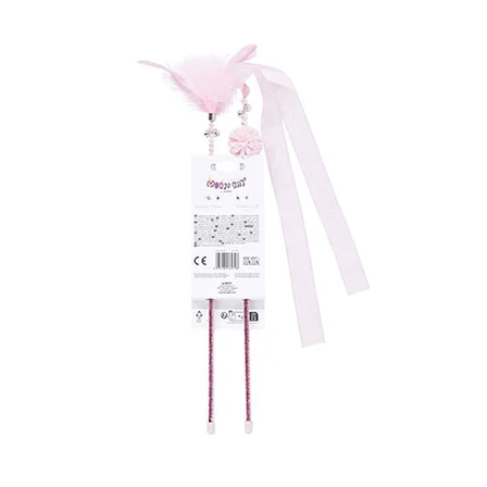 M-Pets Mooncat Olta Kedi Oyuncağı Pembe 2'li 40 Cm 