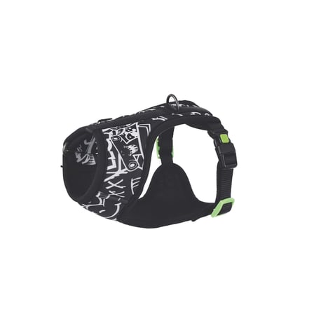 M-PETS URBAN STYLE BLACK/WHİTE EASY FİT KÖPEK GÖĞÜS TASMASI (XS)