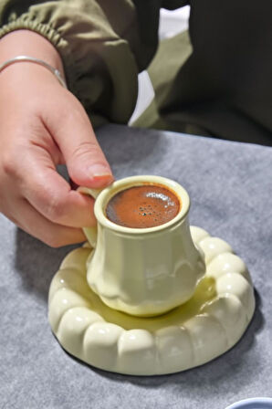 2 Kişilik Kahve Fincanı Takımı Seti - Modern Lüks Hediyelik Tasarım