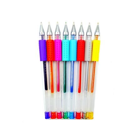 Linea Simli Jel Kalem 8 Renk 1.0 mm (STA-8)