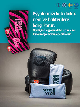 SmellWell Aktif Ayakkabı Koku Giderici Yastıkçık - Pembe Zebra