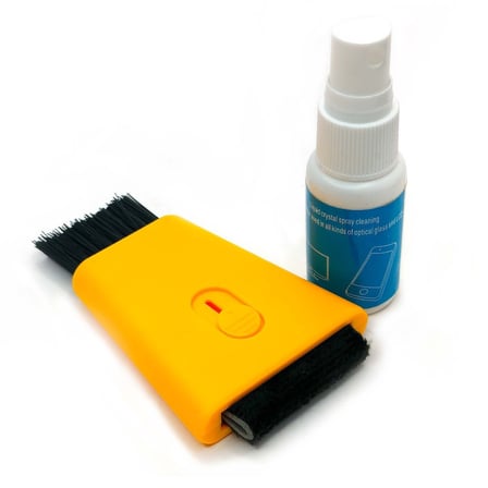 SW-1092 Ekran Cam Temizleme Kiti | Bezli Fırçalı Spatula+Sprey