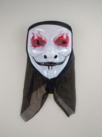 MASKE VENDETTA-JOKER ARKASI TÜLLÜ