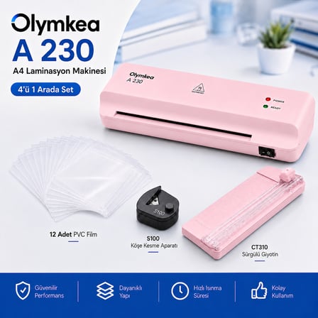 OLYMKEA A230s 4in1set Laminasyon Makinesi ( A4 )