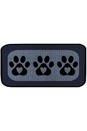 Aktunç Elekli Tuvalet Desenli Önü Kedi Kumu Paspası 60X120 cm DESEN 3