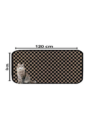 Aktunç Elekli Tuvalet Desenli Önü Kedi Kumu Paspası 60X120 cm DESEN 4