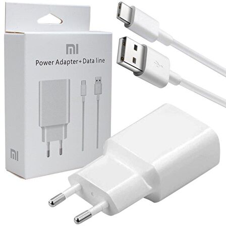 Xiaomi MDY-08 Hızlı Şarj Cihazı ve Type-C Kablo