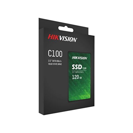 Hikvision C100 2.5 İnç 120 GB Sata 3.0 420 MB/s 550 MB/s SSD 