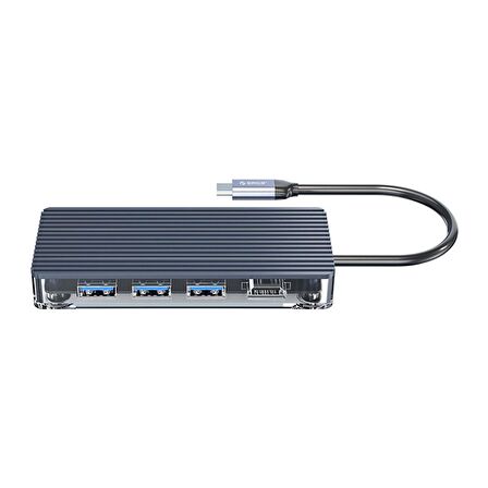 ORICO 6 Portlu USB 3.0 HDMI 4K@30Hz TF/SD Kart Okuyucu Çoklayıcı HUB Gri