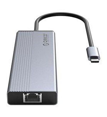 Orico 5-in-1 Type-C to 3 Port USB3.0 RJ45 Ethernet PD Adaptör 5SXRJ