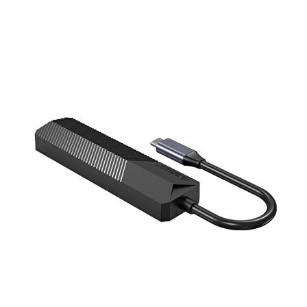 ORICO Type-C Bağlantılı PD55W 2 USB Portlu HDMI Type-C TF/SD Docking Station Siyah