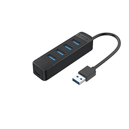 ORICO TWU3-4A USB 3.0 4 Portlu USB-A Bağlantılı Çoklayıcı Hub Siyah