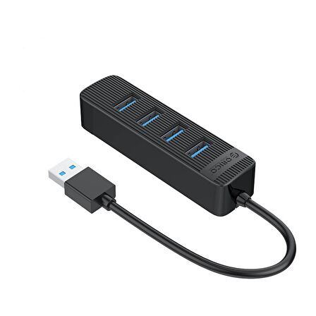 ORICO TWU3-4A USB 3.0 4 Portlu USB-A Bağlantılı Çoklayıcı Hub Siyah