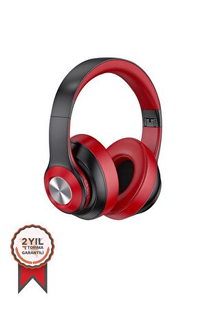 TORİMA SN-85 Kablosuz Kulaklık Bluetooth 5.1 BLACKRED