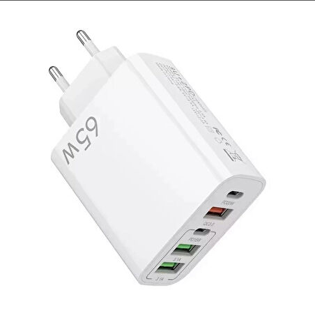 YK Design YK-SR104 65W Şarj Başlığı 3 USB + 2 PD