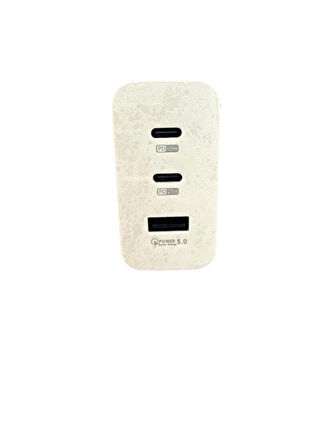 YK Design YK-SR40 160W USB+PD Şarj Başlığı VEYAZ