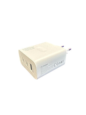 YK Design YK-SR40 160W USB+PD Şarj Başlığı VEYAZ