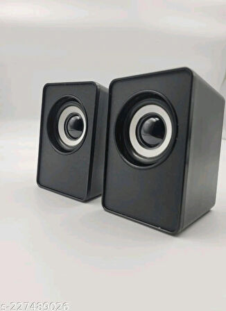 Dizüstü /bilgisayar hoparlörü  Usb Kablolu 1+1 Multimedia subwoofer, Yüksek bas ve net ses kalitesi 