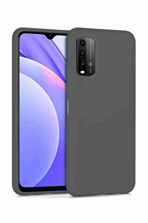 Redmi 9T Uyumlu Nano İçi Kadife Silikon Fuchsia Telefon Kılıfı