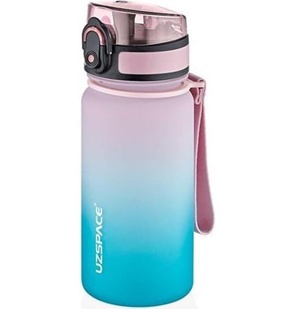 Uzspace Tritan Su Matarası 350Ml VGN3034-4 Pembe Turkuaz