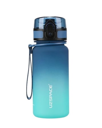 Uzspace Tritan Su Matarası 350Ml VGN3034-4 Mavi Yeşil