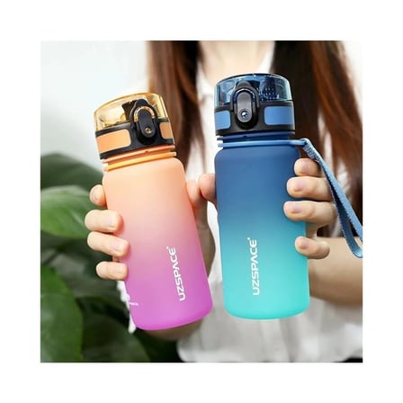 Uzspace Tritan Su Matarası 350Ml VGN3034-4 Mavi Yeşil