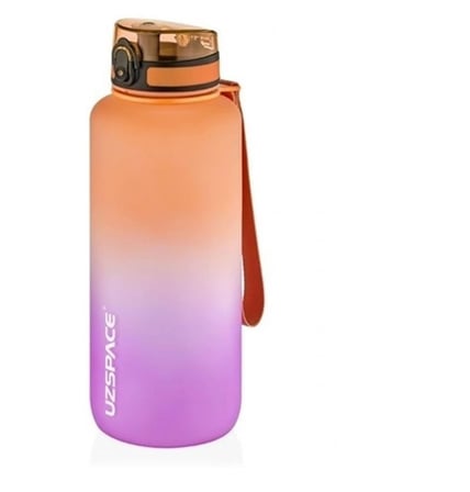 Uzspace Tritan Su Matarası 1500Ml VGN3056 Turuncu Mor