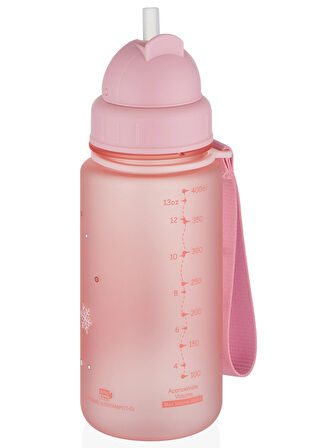 Uzspace Tritan Pipetli Suluk 400 ml Pembe