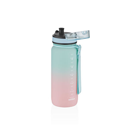 Vagonlife Uzspace 3037 650ml Mint Yeşili-Pembe Tritan Matara