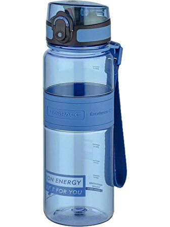 Uzspace 500ml Orta Boy Silikon Gövde Tritan Su Matarasıı