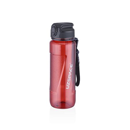Uzspace Tritan Pipetli 6056  850 Ml Kırmızı Matara