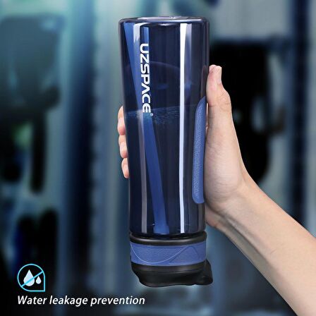 Uzspace Ring 670 ml Kiremit Pipetli Tritan Matara (Kırılmaz)