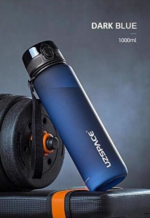 Uzspace Tritan 3038-2  1000 Ml Lacivert Matara