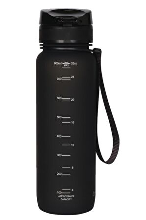 Uzspace Tritan Su Matarası 800Ml VGN3053 Siyah