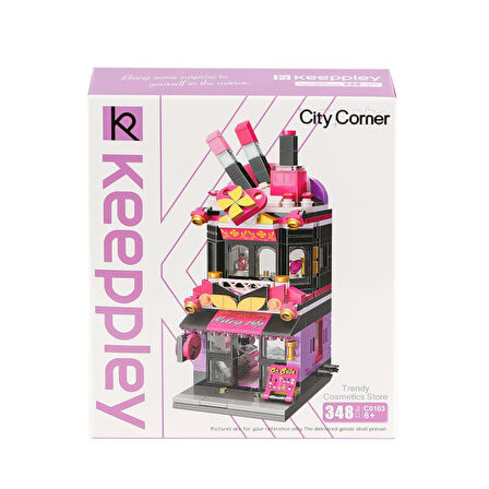 KP0103 Keeppley Cosmetics Store Blok Seti -Vagon life