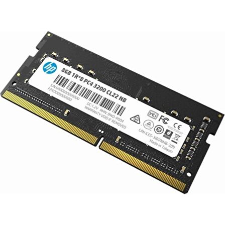 Hp 8gb Ddr4 3200MHZ Bellek S1 2E2M5AA Sodımm