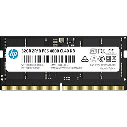 Hp X1 6H310AA 16GB 4800MHZ Ddr5 Sodımm Notebook Ram