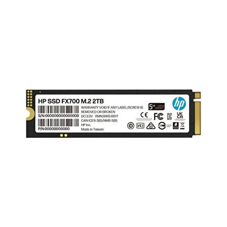 HP FX700 2TB PCI-e NVMe M.2 SSD 7200MB/s-6200MB/s (8U2N5AA)