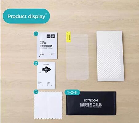 Joyroom İphone 14 Plus HD Temperli Cam Ekran Koruyucu