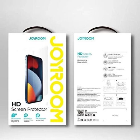 Joyroom İphone 14 Plus HD Temperli Cam Ekran Koruyucu