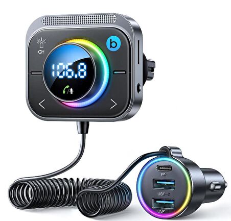 Joyroom Çoklu Araç şarj Wireless FM Transmitter