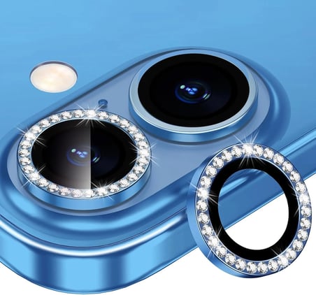 Joyroom İphone 16/16 Plus ile Uyumlu Taşlı Kamera Premium Lens Koruyucu