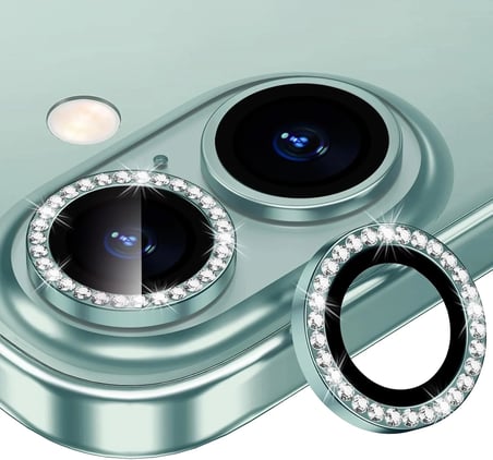 Joyroom İphone 16/16 Plus ile Uyumlu Taşlı Kamera Premium Lens Koruyucu